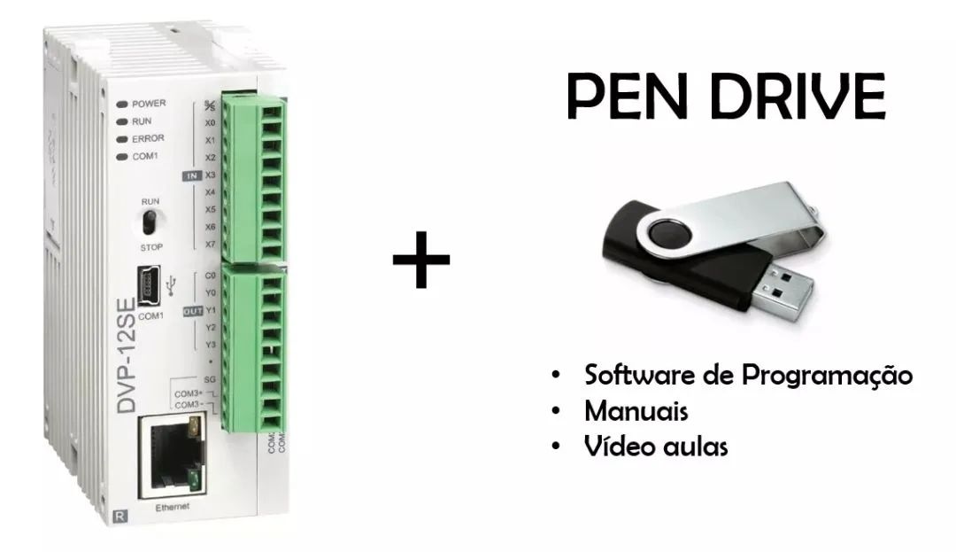 CLP Delta DVP12SE11T - (Ethernet + RS485) - Foto 2