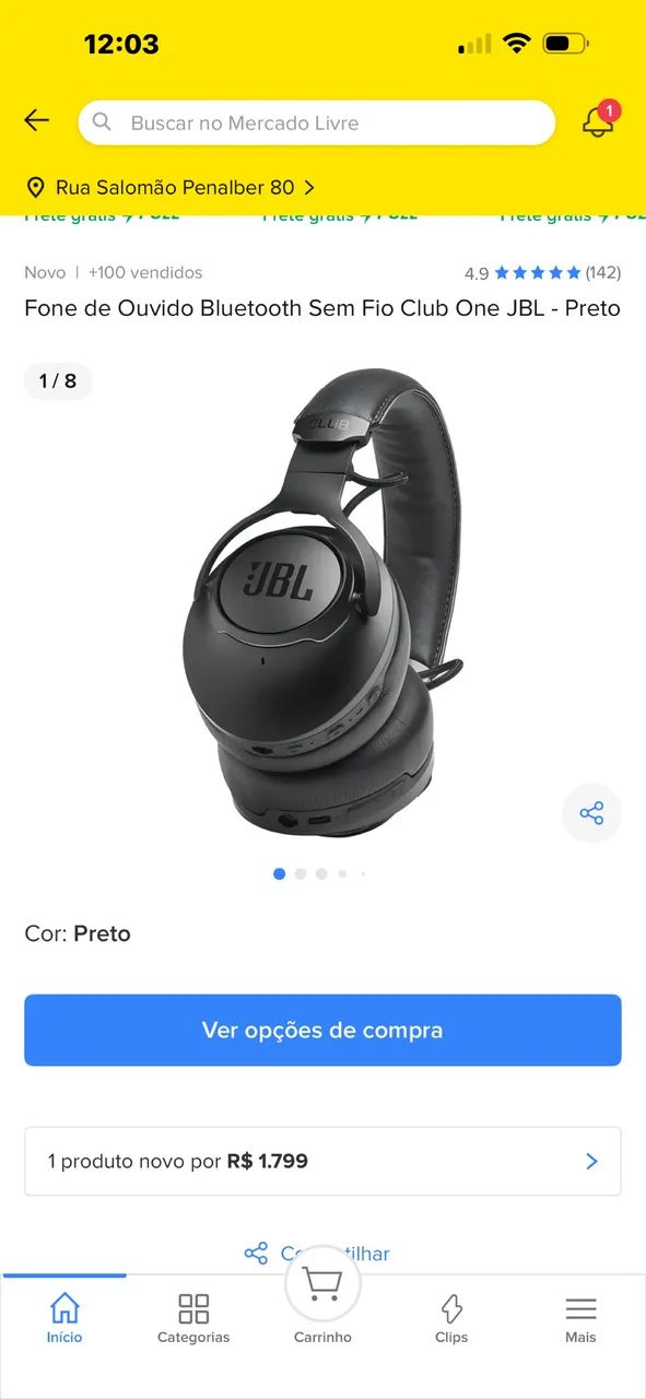 Headphone jbl club troca em jbl bombom e mas a volta  - Foto 2