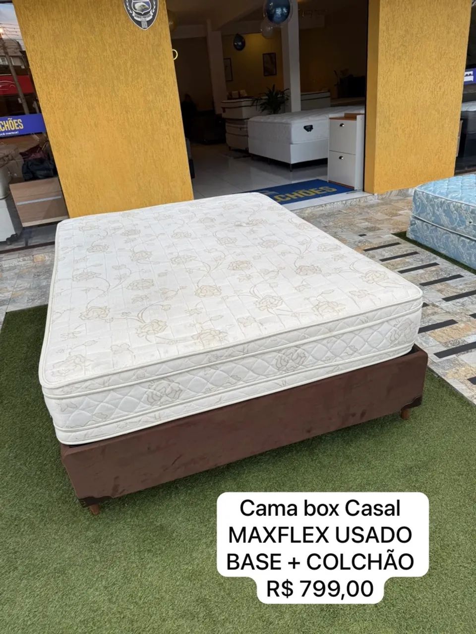 Cama Box Casal MAXFLEX USADO - ENTREGO 