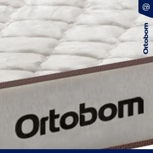 Colchão Solteiro Premium Ortobom + Base Baú Solteiro Suede Cinza  - Foto 2