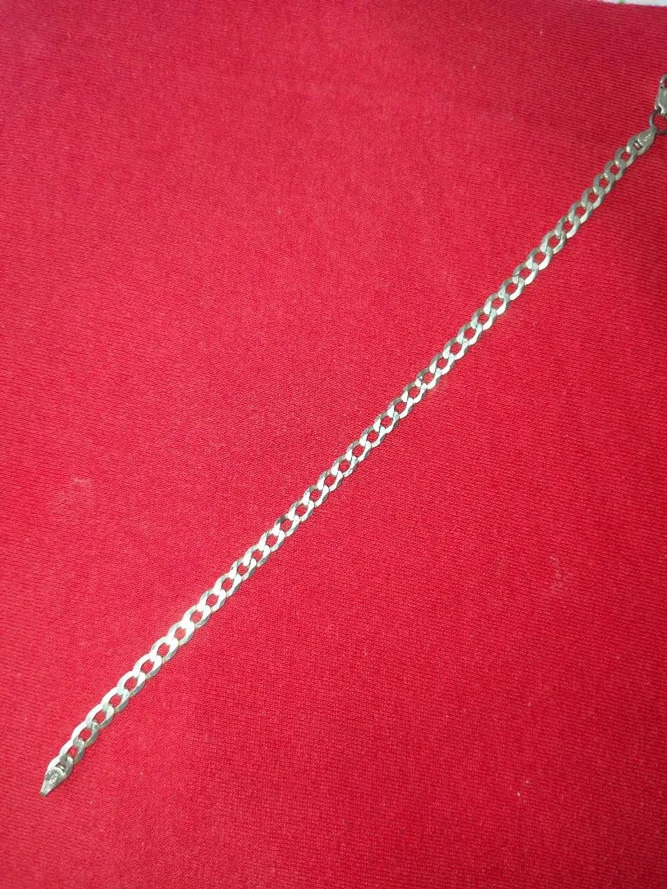 Vendesse pulseira prata 925 4mm semi nova - Foto 4