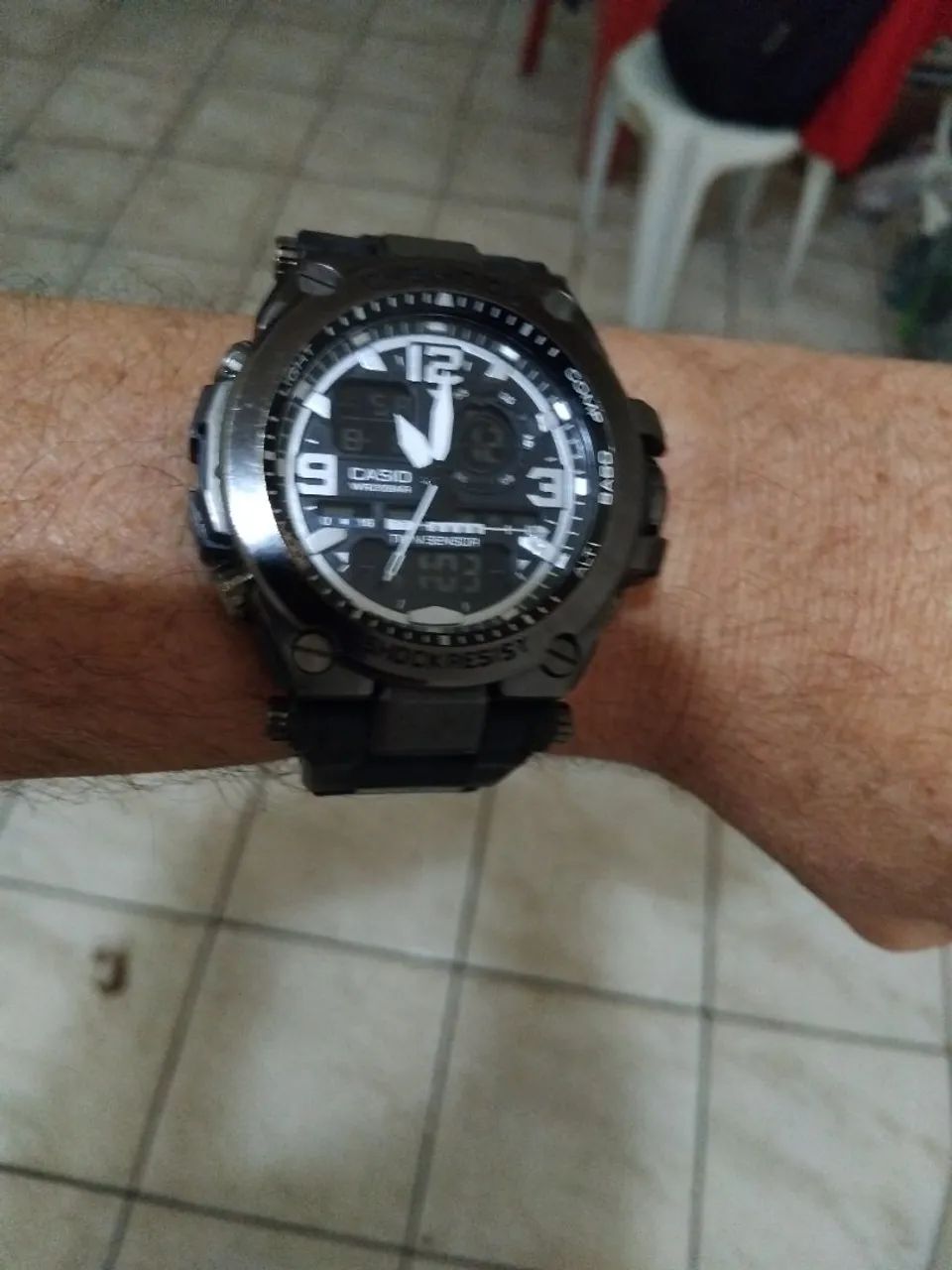 Relógio G Shok Analógico e Digital Zerado!!!