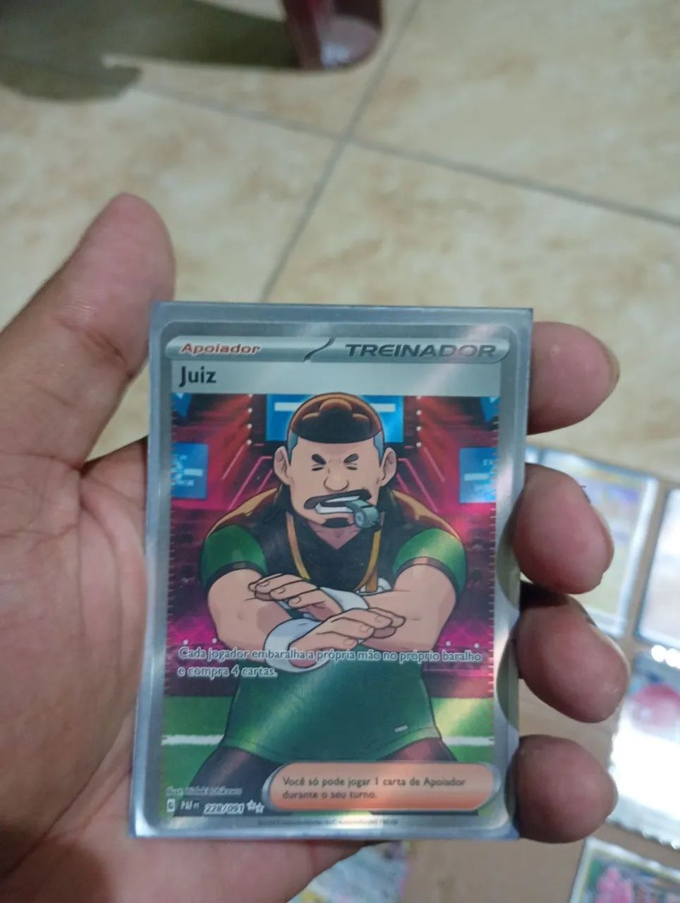 Carta Juiz Pokémon tcg