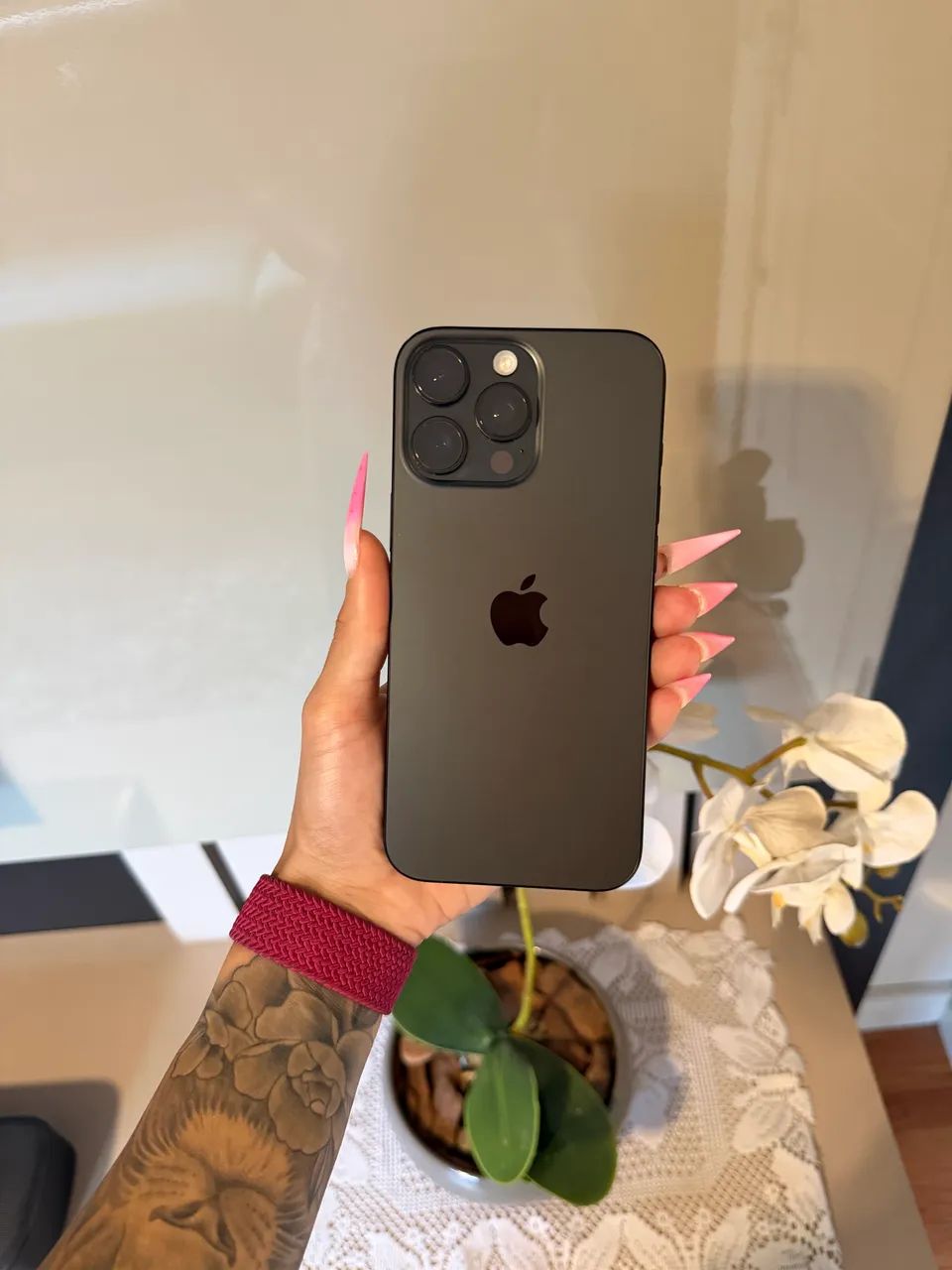 iPhone 15 Pro Max 512gb Titânio Preto - Foto 3