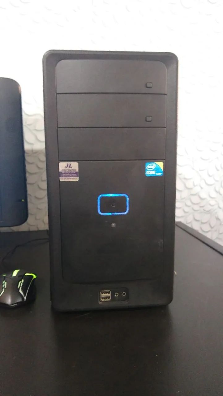 Intel core i3-550Memória RAM de 8 GB DDR3 1 SSD 120 1 HD 500 Monitor 17 polegadas - Foto 2