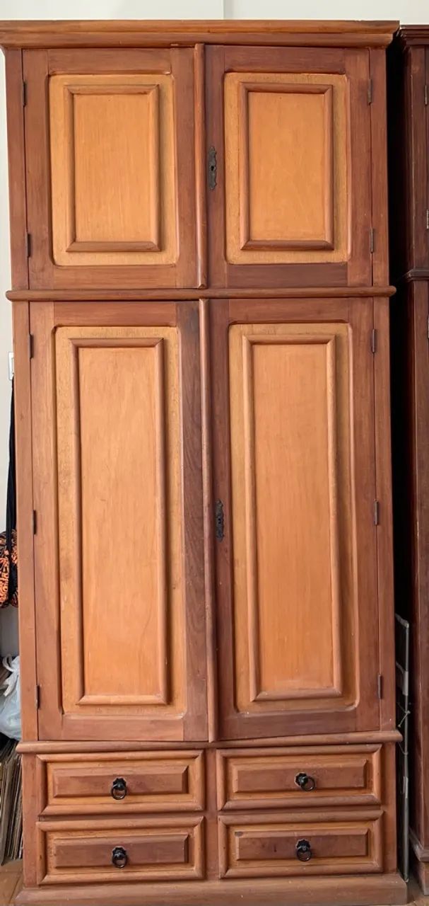 Guarda Roupa 2 Portas em Madeira - Foto 2