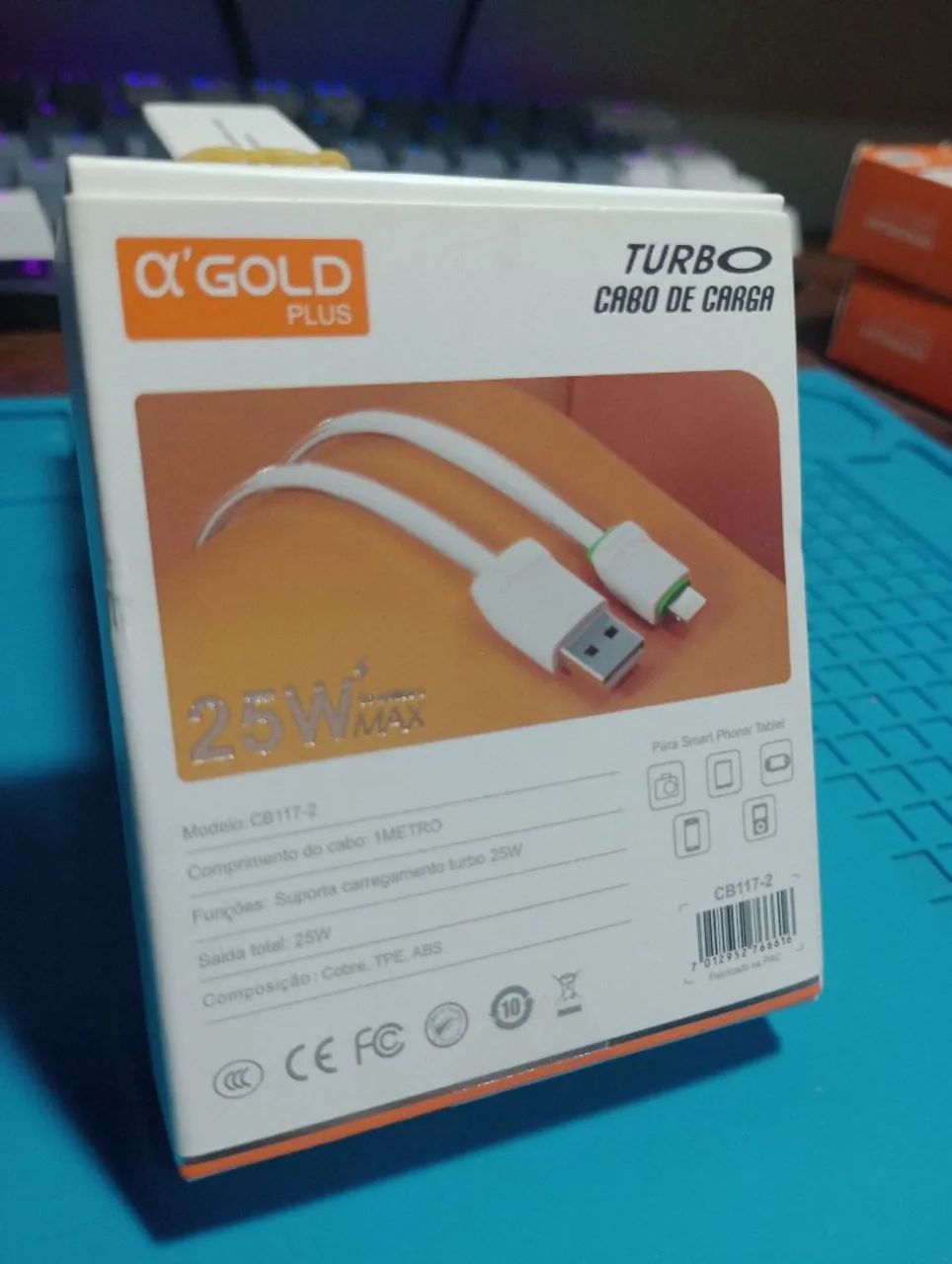 Cabo USB iPhone Lightning Turbo 25W a'Gold  - Foto 2