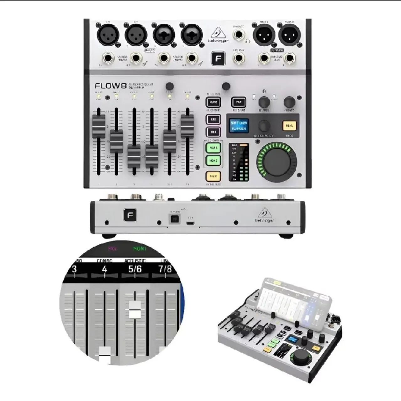 MESA DE SOM DIGITAL FLOW 8 BEHRINGER  - Foto 2