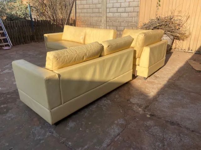 Sofá de couro modulado com chaise, 5 lugares, Prodomo Design - Foto 5