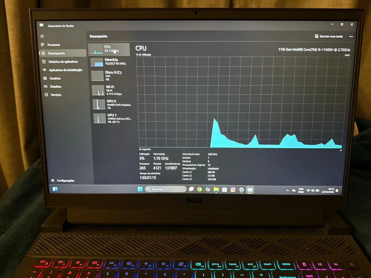 DELL G15 i5 - RTX 3050 - 24gb RAM - Foto 3