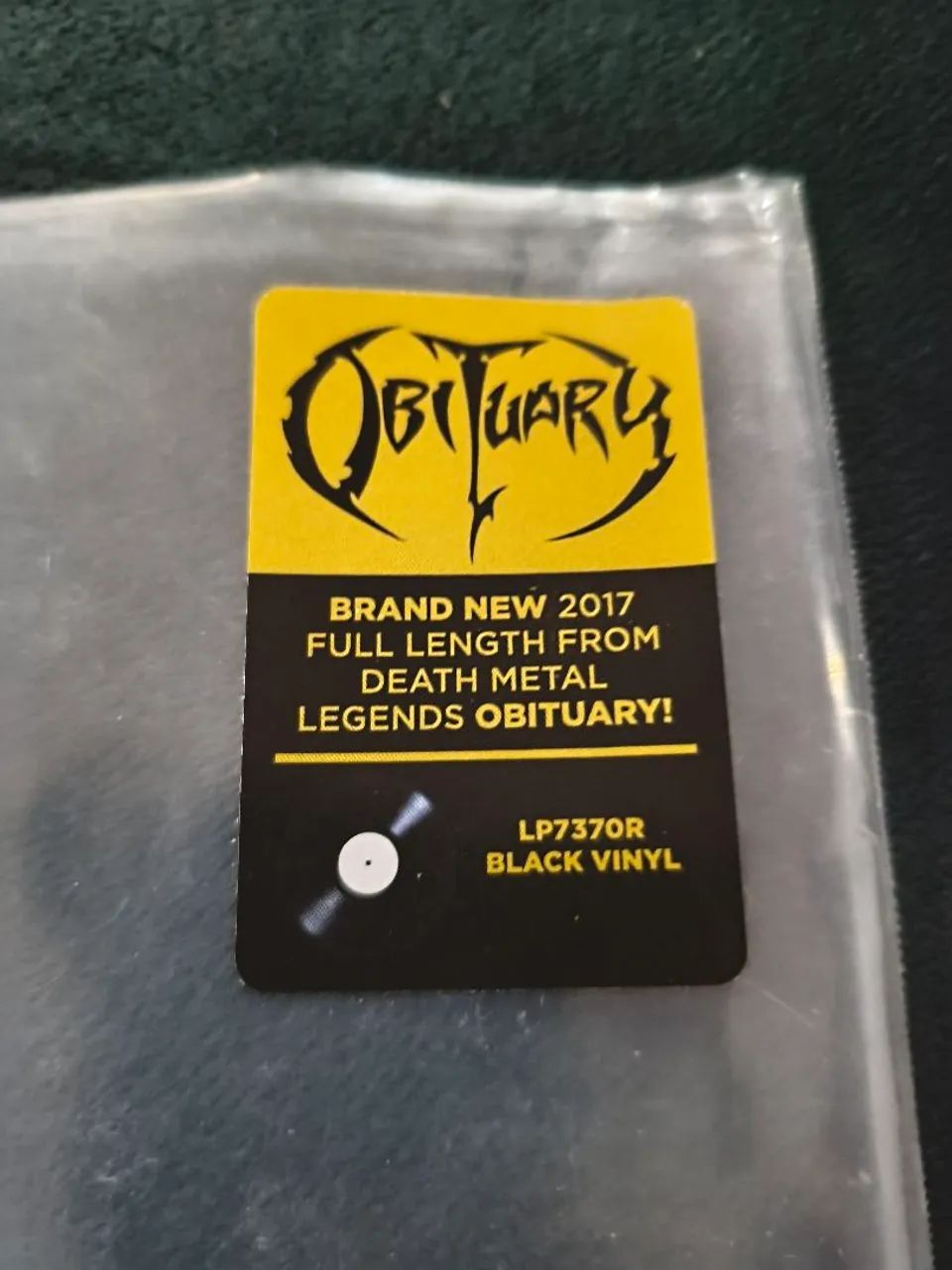 ?[AUTOGRAFADO] Vinil LP Obituary - Obituary (2017) - Relapse Records - Foto 4
