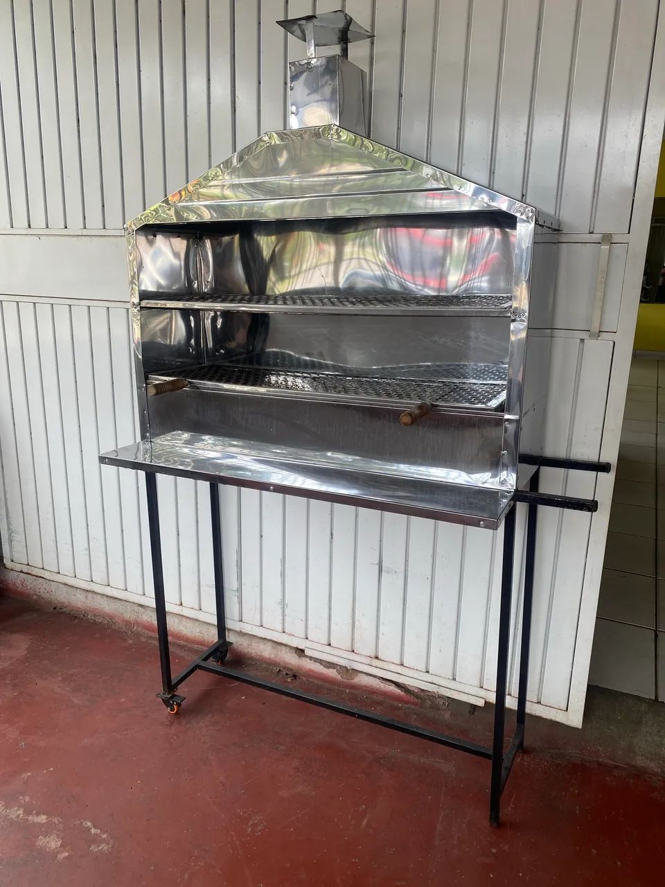 Churrasqueira para Espetinho Inox 1m - Foto 2