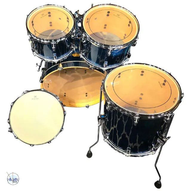 BATERIA MICHAEL LEGACY BIRCH Shell Pack, Blue Sparkle - Nova, Envio - Foto 5