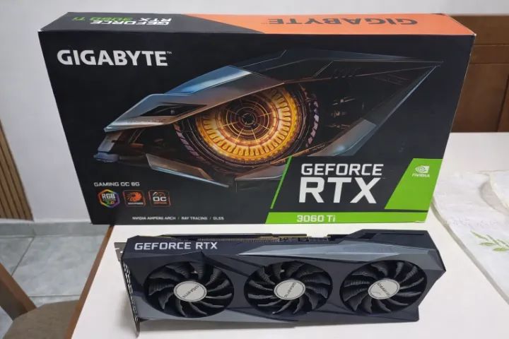 Antes da Alta dos Preços - RTX 3060 Ti Gigabyte 8GB