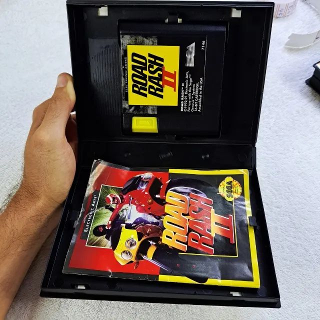 Road Rash Console Road Rash 2 Americano Completo Mega Drive - Original - Ótimo Estado ...