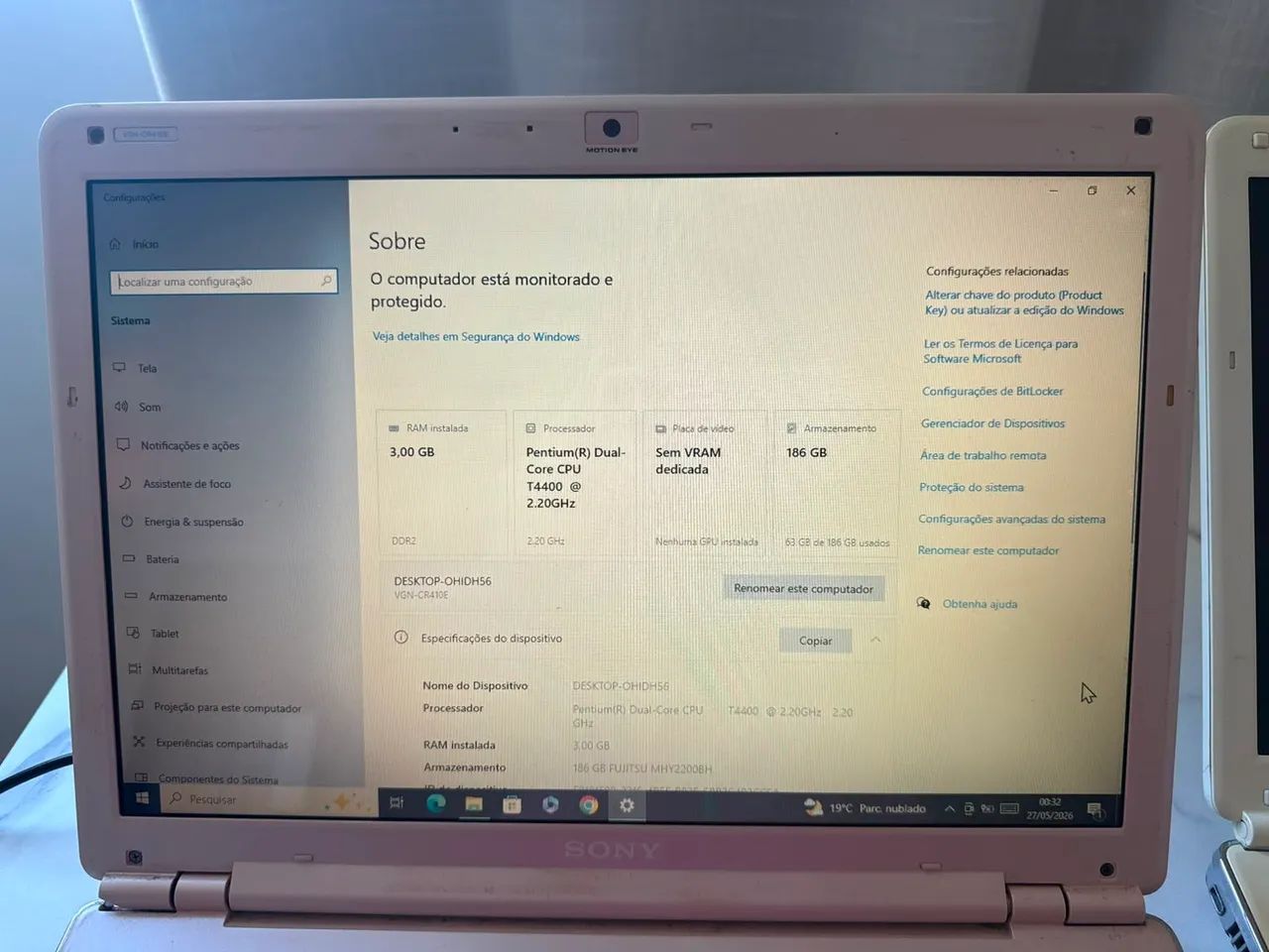 2 NOTEBOOKS - SONY VAIO - Modelo PCG-5K1L