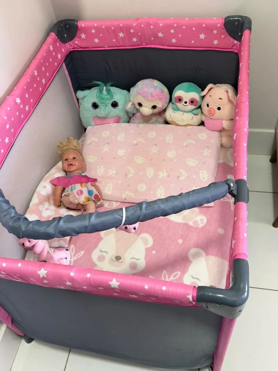 Berço para menina 