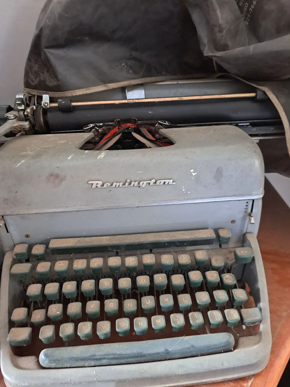 Antique Remington typewriter, a relic.
