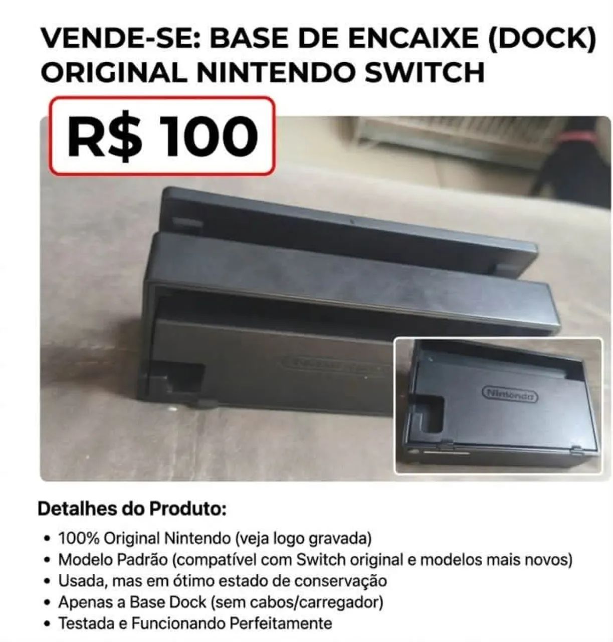 Base Nintendo switch  - Foto 3
