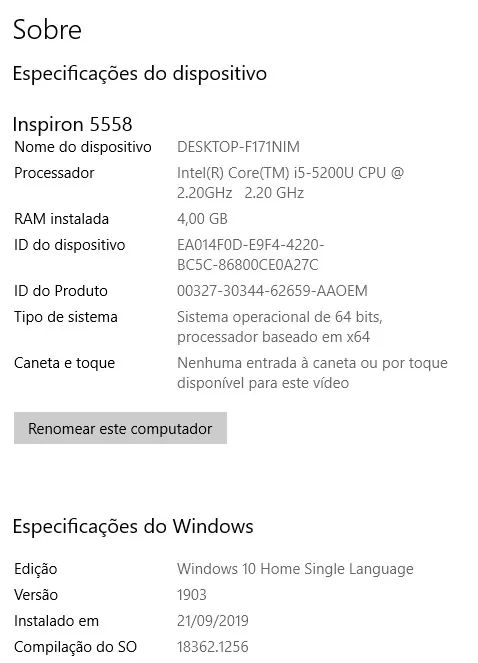 NOTEBOOK DELL INSPIRON 15-5558 CONSERVADÍSSIMO - Foto 4