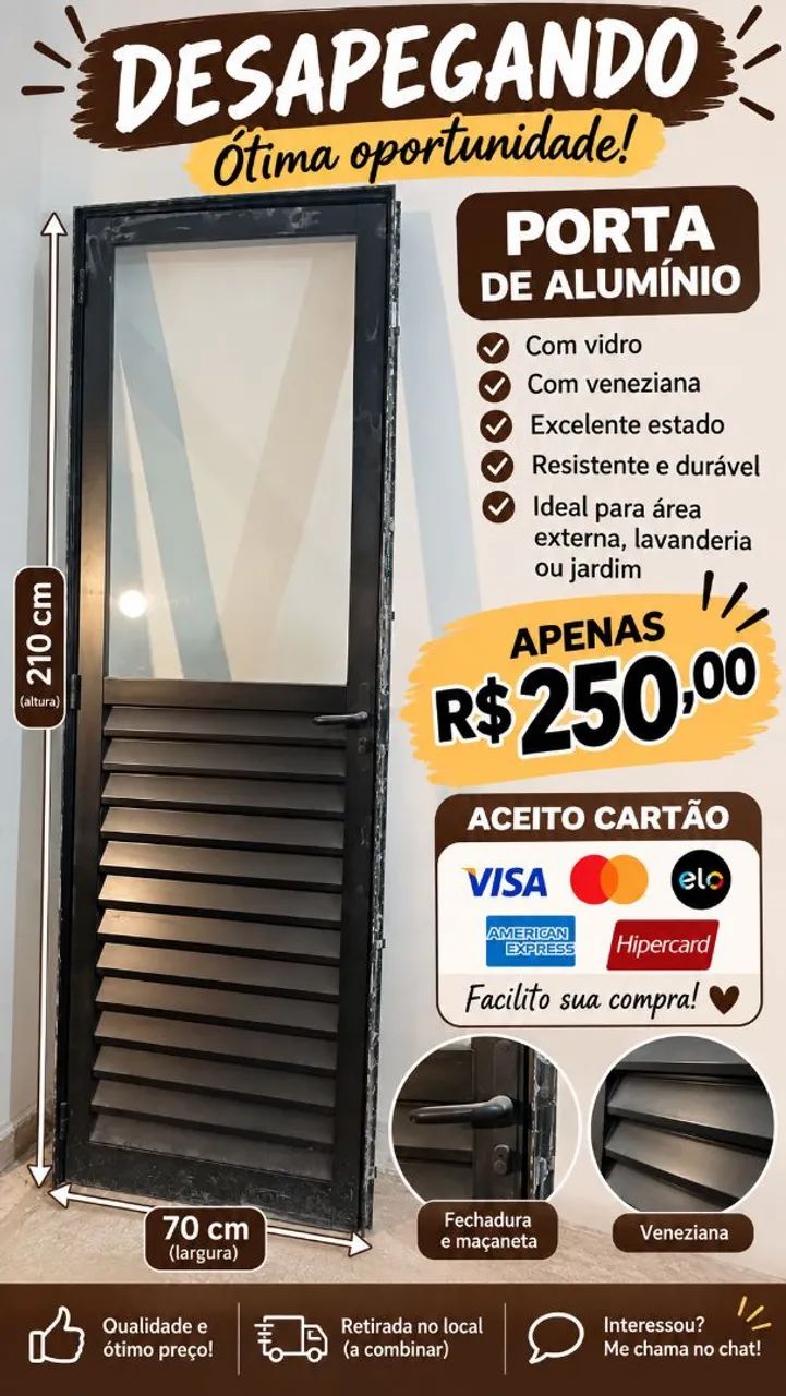 Porta de aluminio 