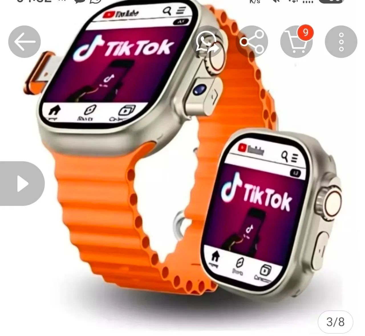 Relógio Android HW ultra 2 call 