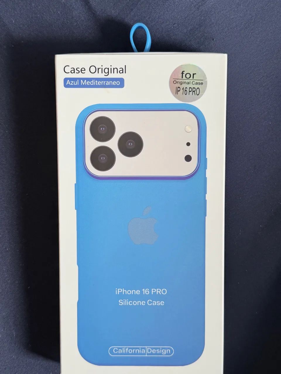 Case iPhone 16 pro azul Mediterrâneo 