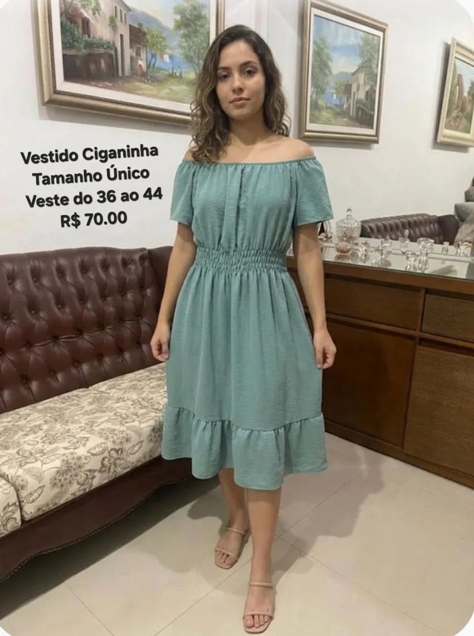 Vestidos 70,00 várias estampas ? - Foto 5