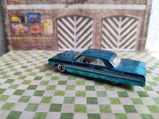 Hot Wheels '64 Chevy Impala - Classics Blue - Foto 3