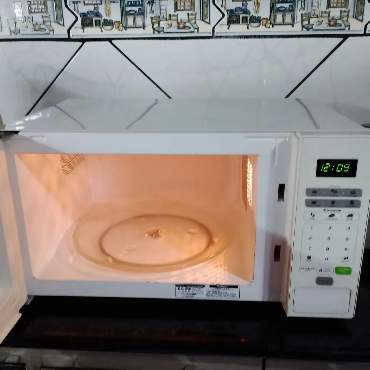 MICROONDAS 30 LITROS CONSUL FUNCIONANDO PERFEITAMENTE  - Foto 4