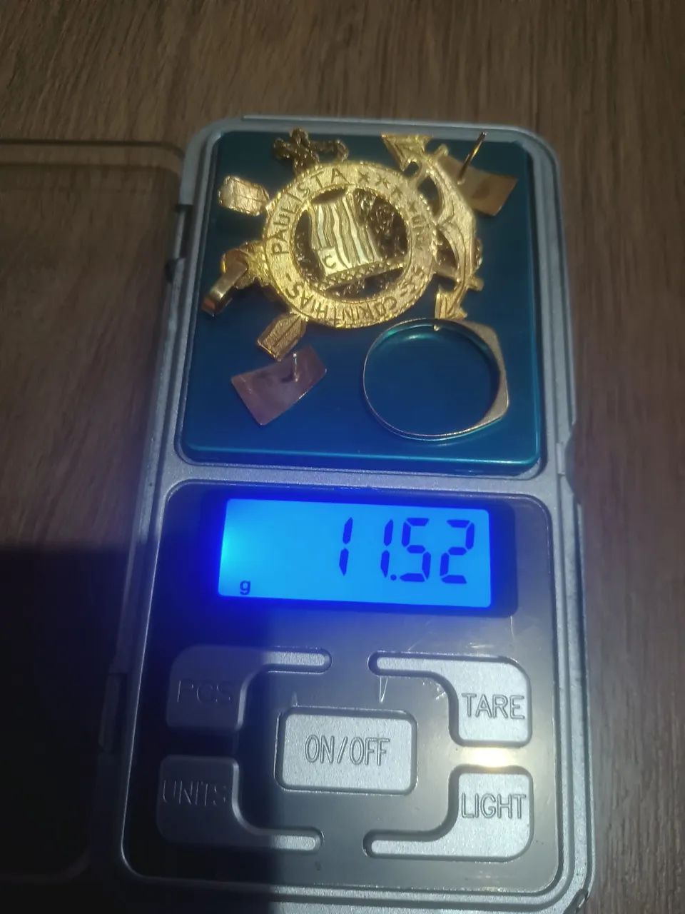 Ouro 18K 750 11,5 Gramas 540$ Grama 