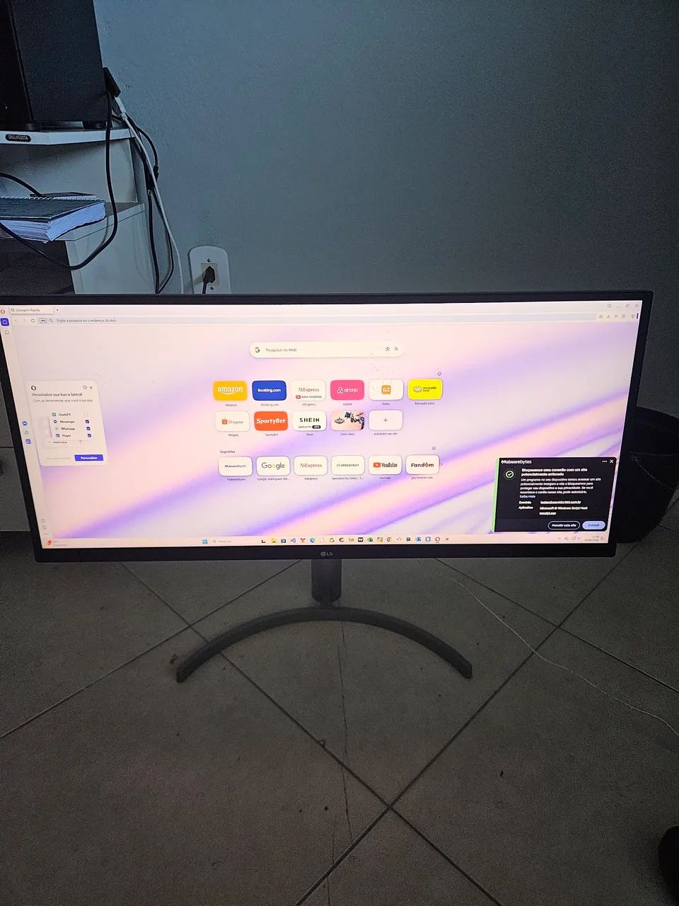 Vendo monitor LG 34 polegadas - Foto 4