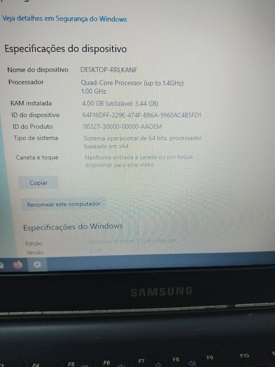 NOTEBOOK SAMSUNG USADO - Foto 3