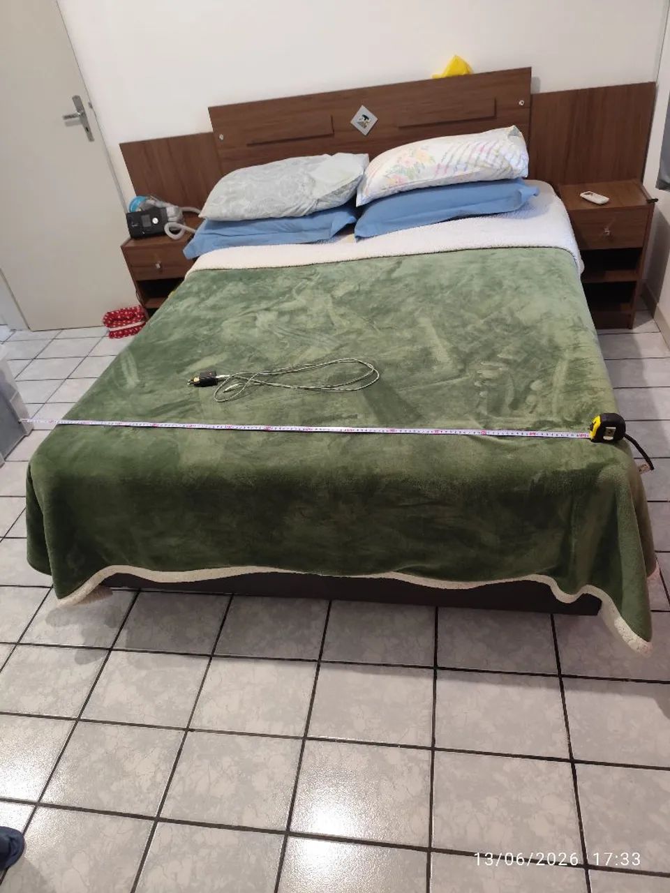 Vendo cama de casal, colchão Ortobom PRÓ-SAÚDE  - Foto 2