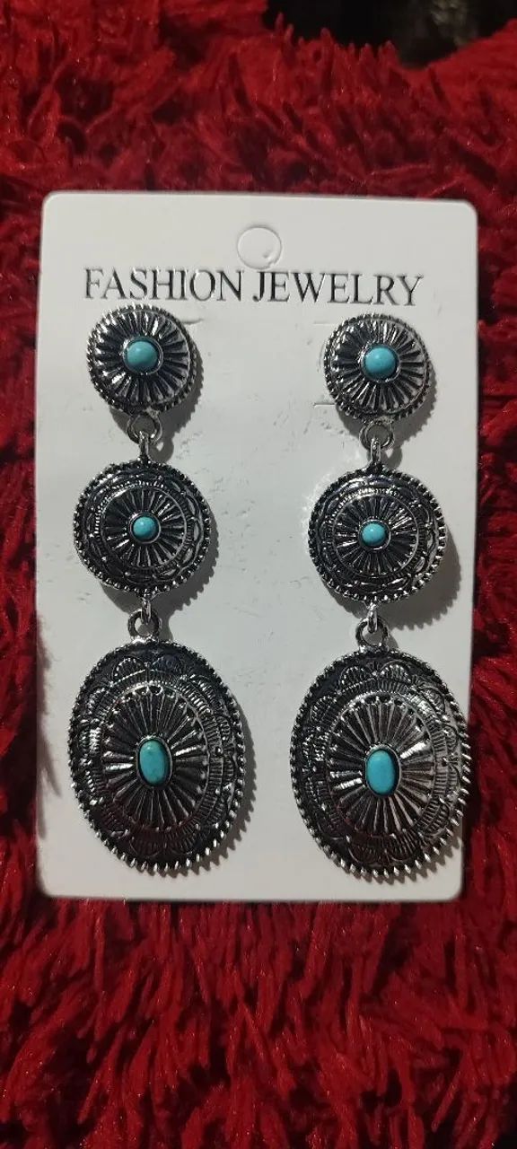Brinco Turquesa Boho - Foto 3