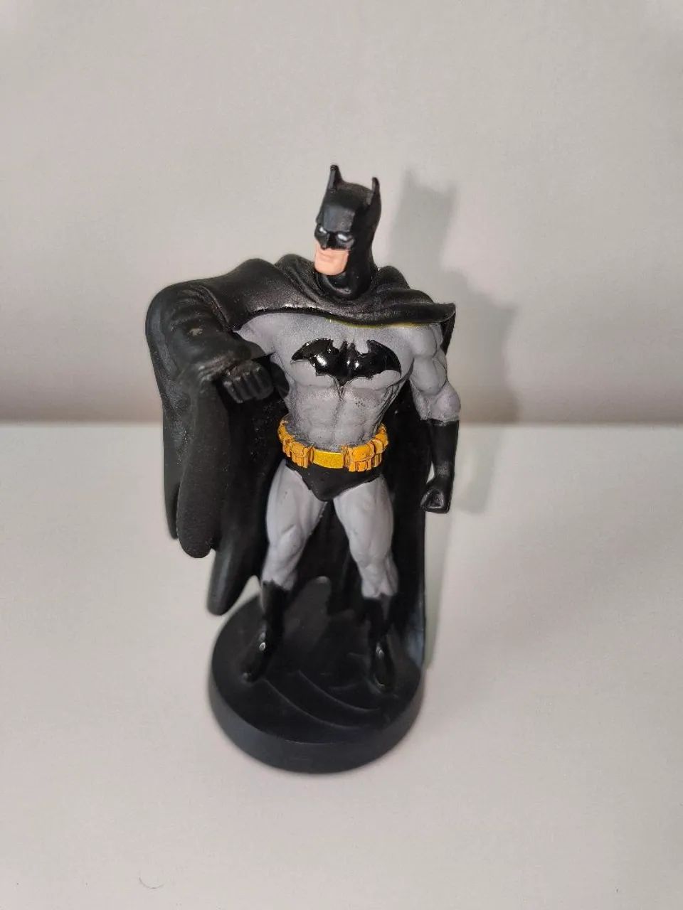 Miniatura Batman Eaglemoss DC #01 Metal + Caixa + Fascículo
