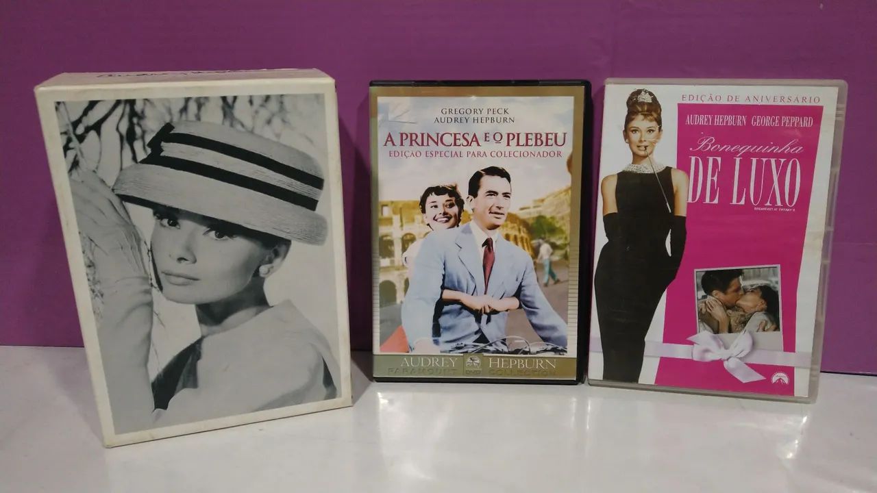 Dvds coleção Audrey Hepburn originais 