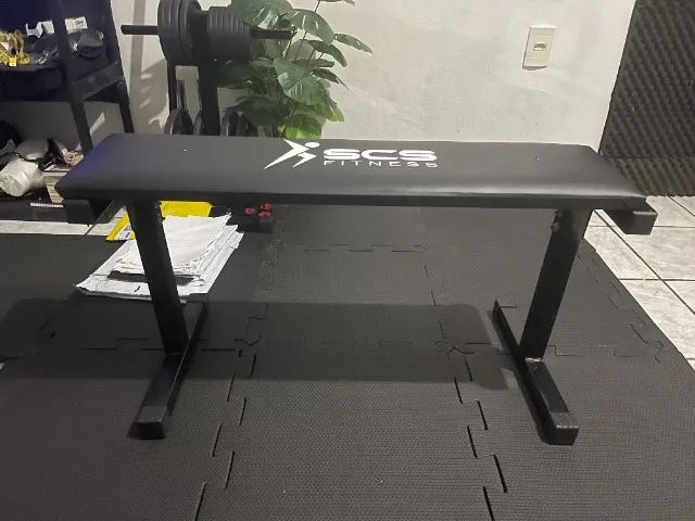 Banco Reto SCS Fitness para Exercícios Academia - Foto 2
