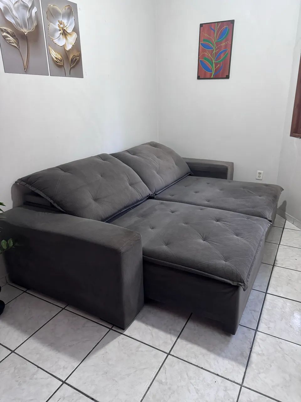 VENDO SOFÁ RETRATIL - Foto 2