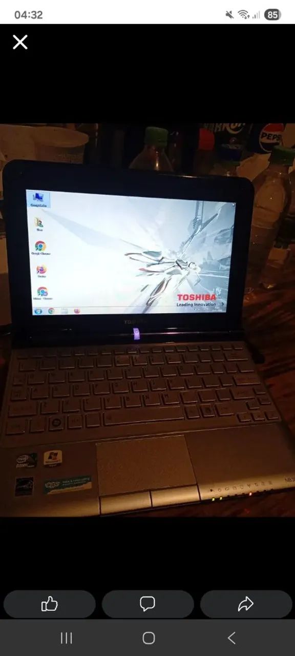 Notebook toshiba só funciona no carregador - Foto 3