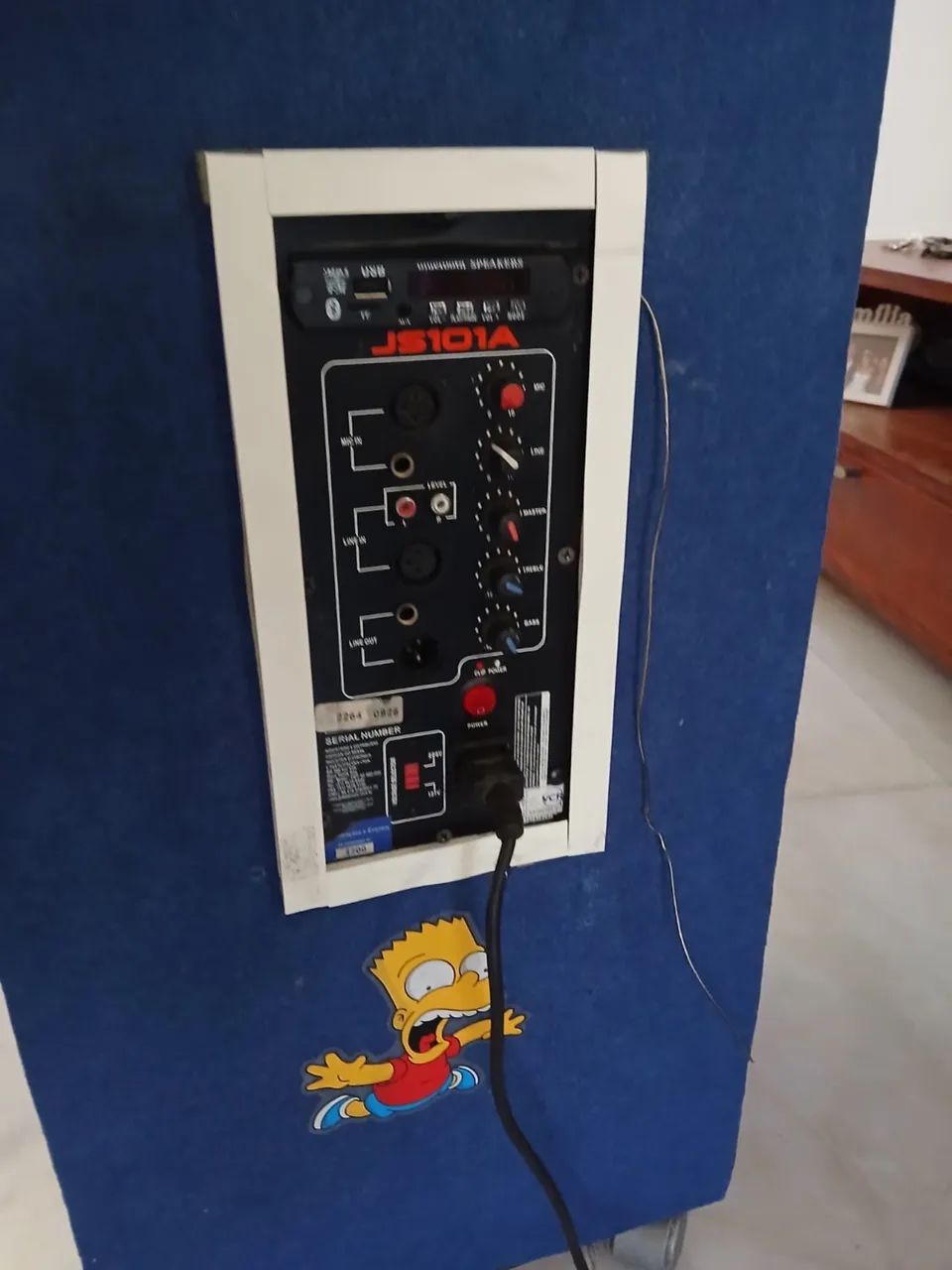 CAIXA DE SOM AMPLIFICADA CASEIRA