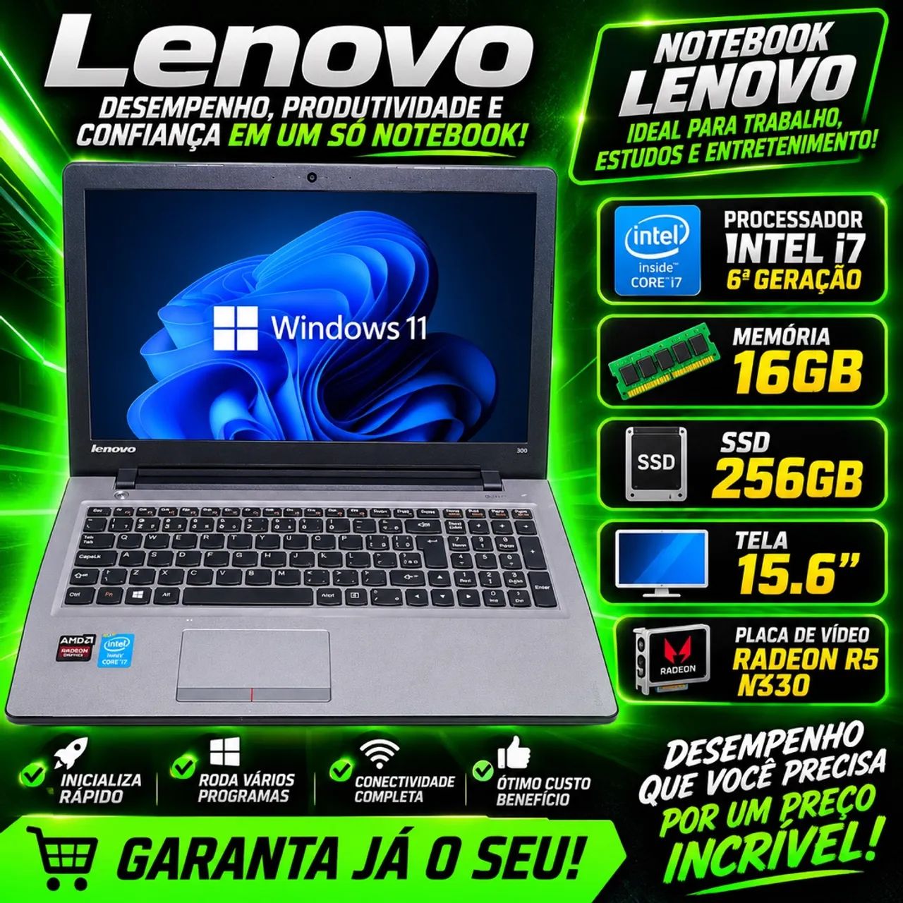 Notebook Lenovo I7 - Foto 2