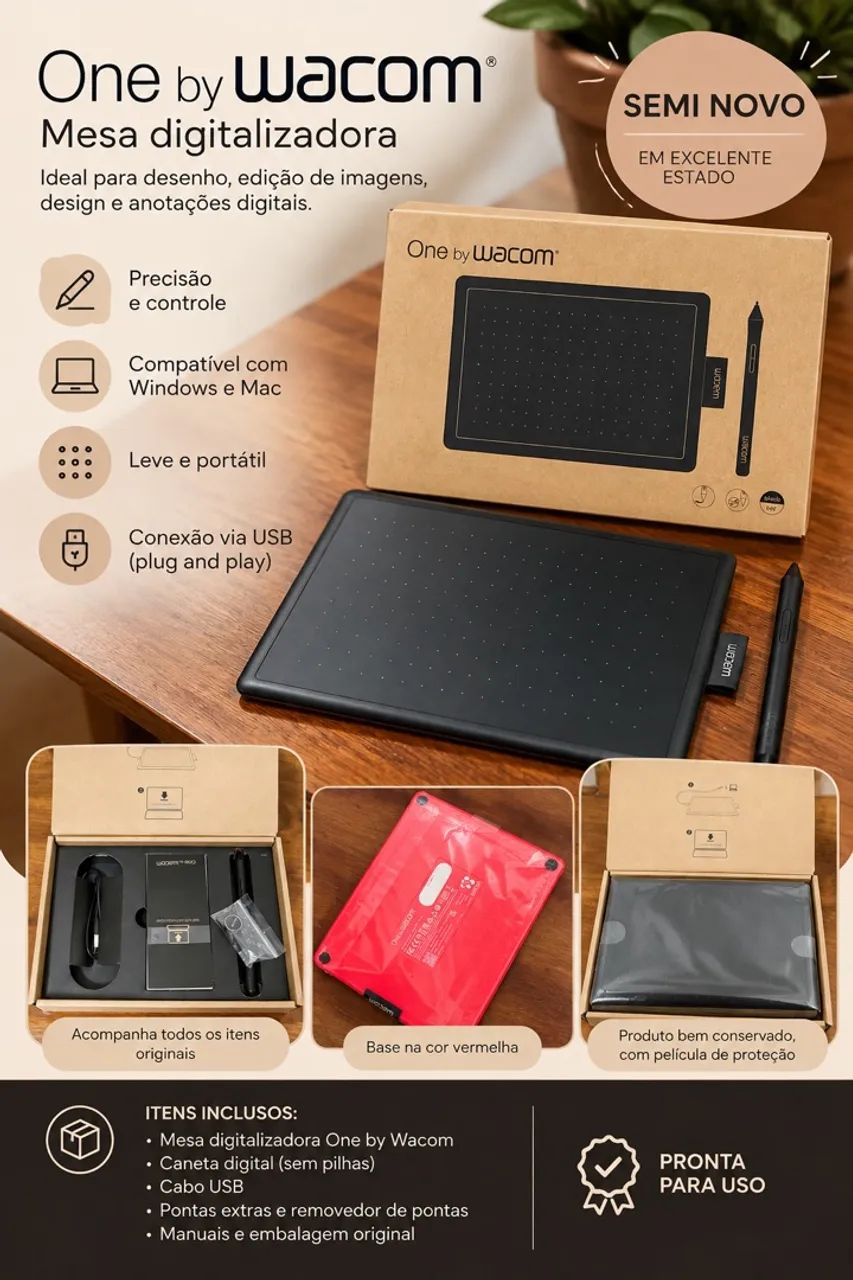 SUPER OFERTA!! Mesa Digitalizadora Wacom One