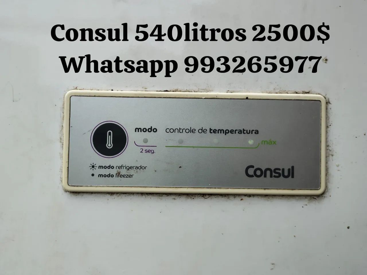 Freezer Consul 540 litros funcionando perfeitamente digital  - Foto 3