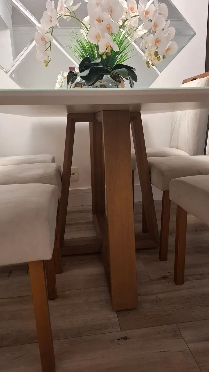 Mesa com 6 cadeiras - Foto 4