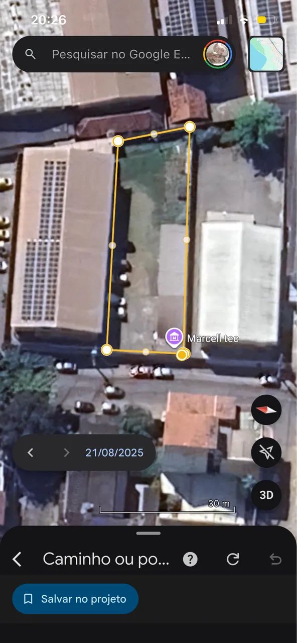 Alugo área terreno de 900 m2 para empresa