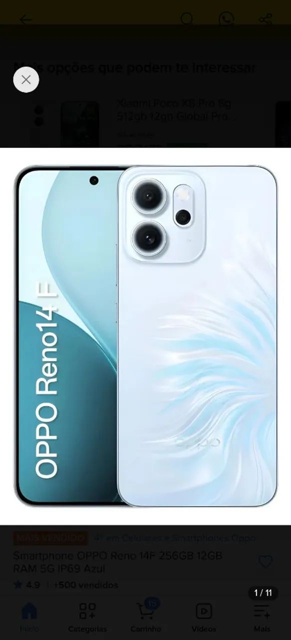 Célula oppa14 reno