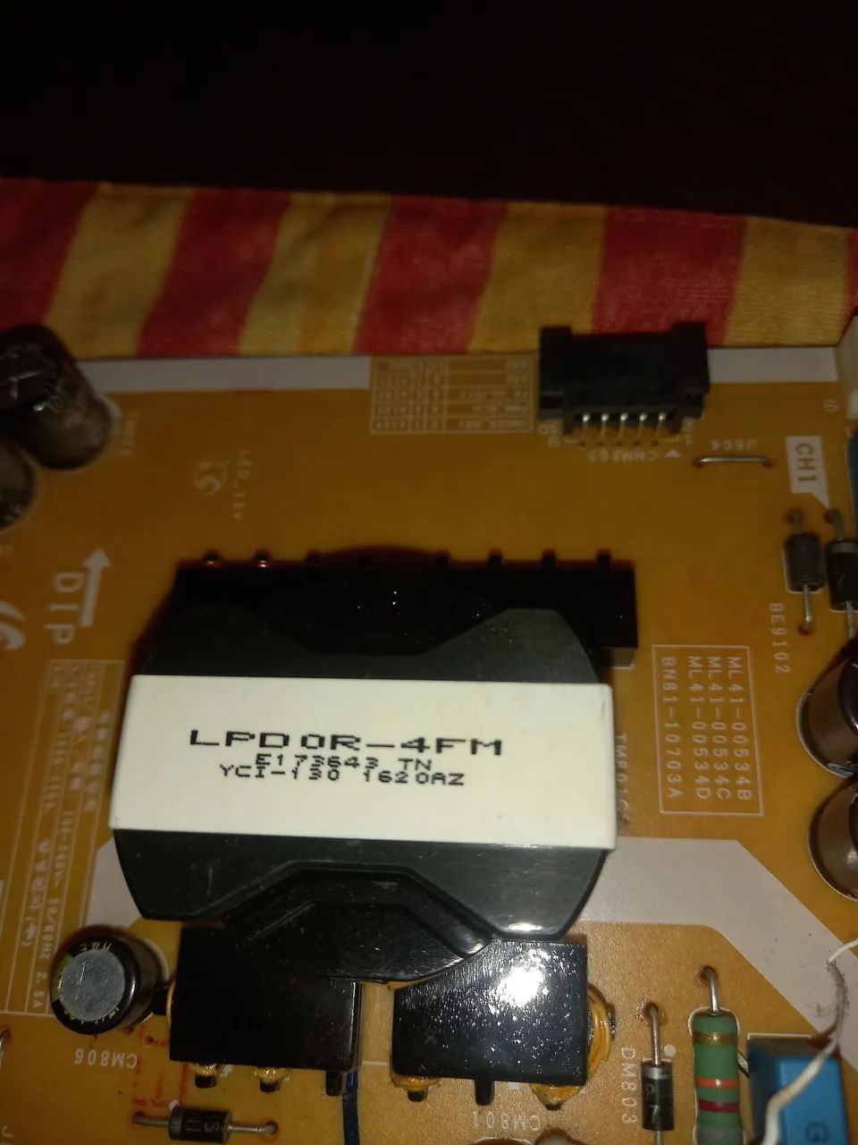 Placa da fonte da Samsung un40h5103ag  - Foto 4