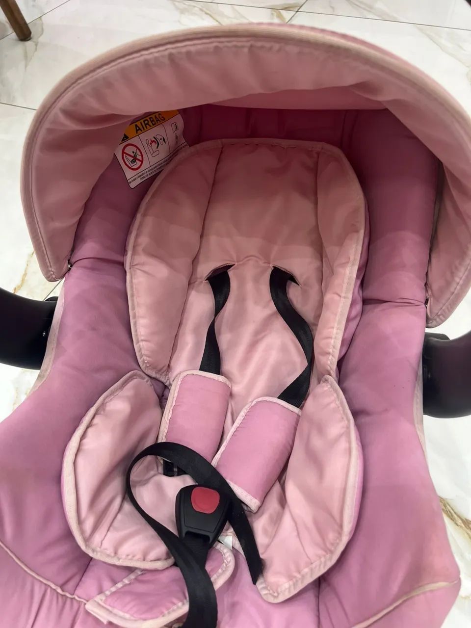 Bebê conforto rosa - Foto 3