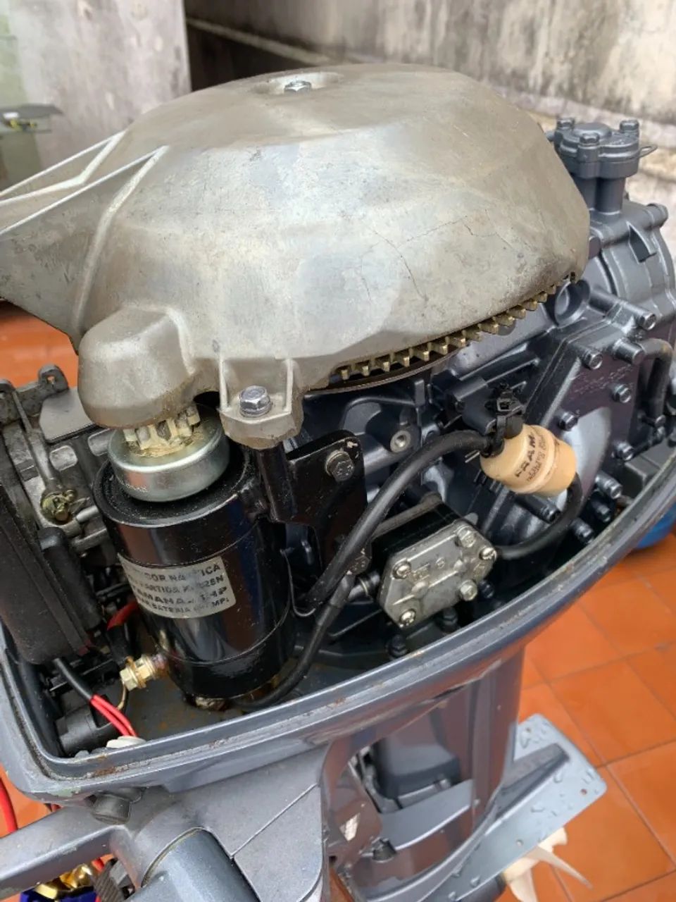 Motor de Popa Yamaha 25 hp c/ partida elétrica - Foto 6